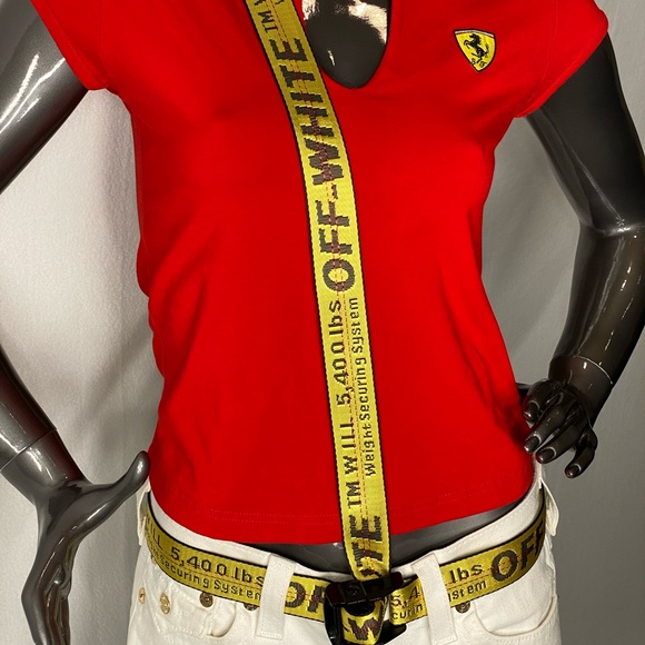 OFF WHITE YELLOW WITH BLACK LETTERING BE… - Picture 4 of 7